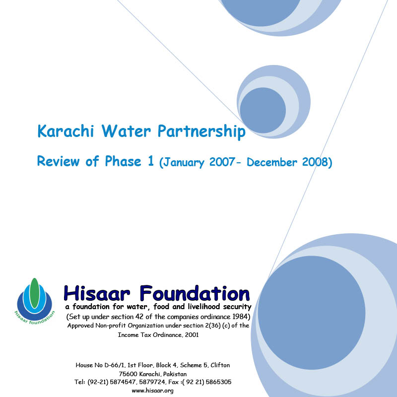 Karachi Water Partnership Review of Phase 1