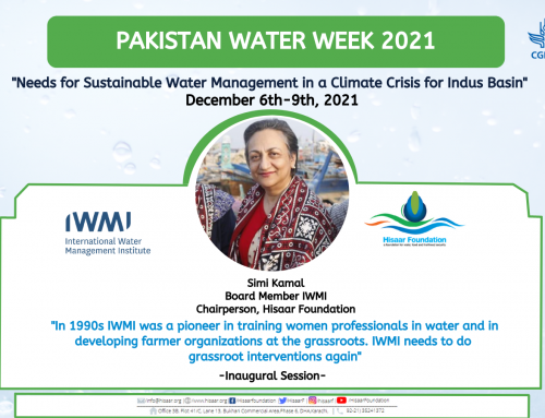 PAKISTAN WATER WEEK 2021: 6th – 9th December 2021